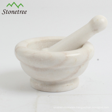 OEM stone mortar pestle set cheap marble spice grinder